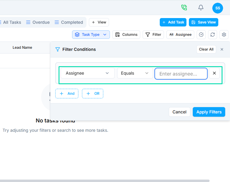 Viewing and Organizing Tasks-Filter by assignee, status, or due date